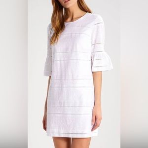 J.Crew Eyelet Flutter Sleeve Shift Dress